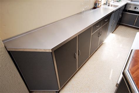 stainless steel bench cabinet|residential stainless steel kitchen bench.